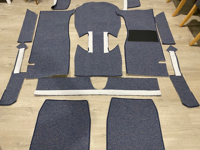 BMW 2002 Carpet Kit Blue Indigo Fleck